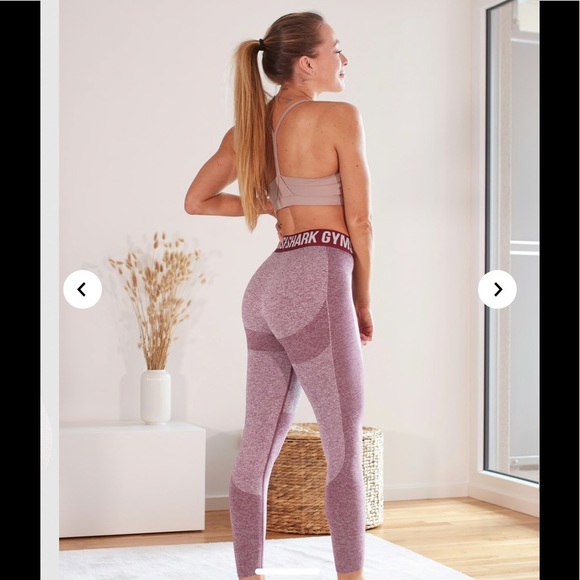 Gymshark Purple Flex Leggings - Picture 3 of 4